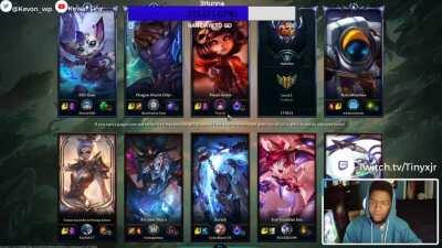 Riot's Client just chooses a different skin because why not