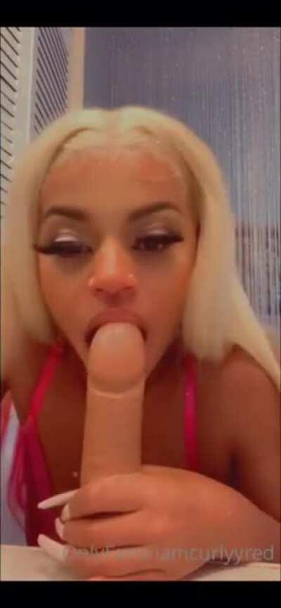 She can’t suck dick but here y’all go