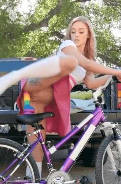 Bike dildo
