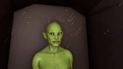 Monster Girl fusion was a success!  Would you hit it?  [Adult VR Game Room]