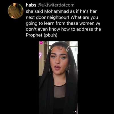 A reminder to stay away from @Muslim and @MuslimGirl instagram and tiktok accounts