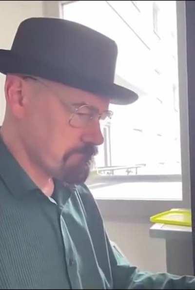 Heisenberg in Starbucks - Greenscreen Template