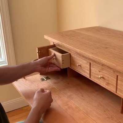 These are some pretty slick secret compartments on this desk.