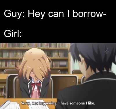 I just wanted to see your notes...