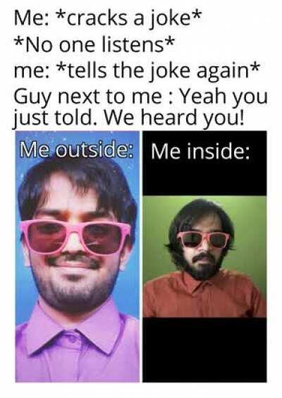 Always happened to me