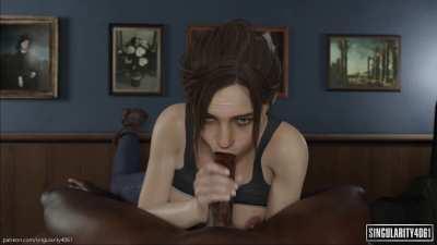 Claire sucking dick (Singularity4061) [Resident Evil]