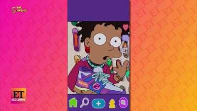New preview featuring both of The Weeknd’s characters for the next Simpsons episode
