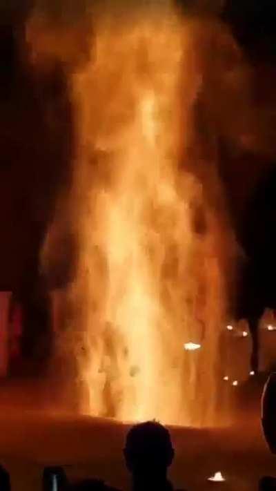 not playing with fire.