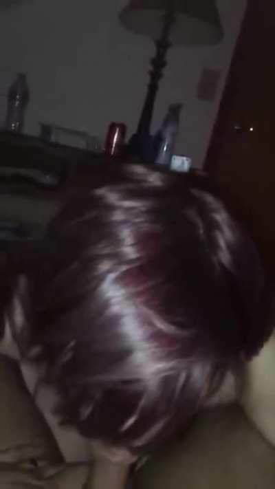 Huge Tits Babe Blowjob