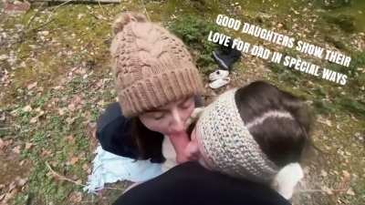 Daddy daughters nature date