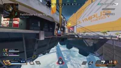 Check out this amazing 200 IQ zipline play.