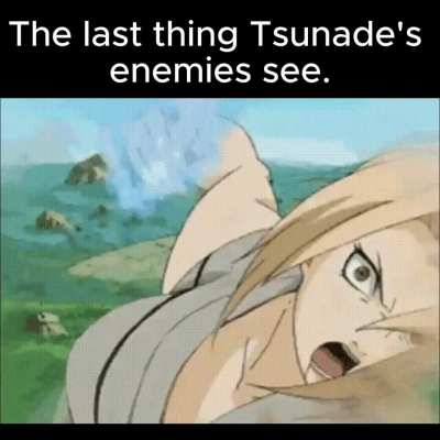 That's what happens when someone isn't wearing a bra