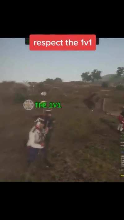 Show respect for the 1v1