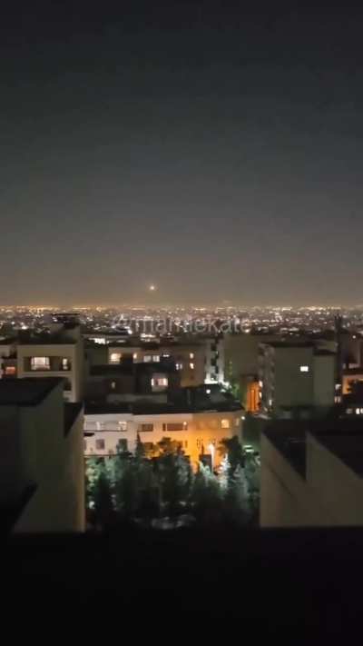 Iranian air defense missile fails and hits civilian area