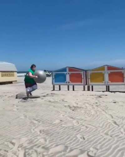 Dude has no chance...