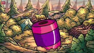 When the grenade bounces just right