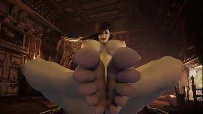Alcina Dimitrescu foot fetish (Gamingarzia)