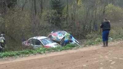 WCGW not checking the road properly for safety issues before having a race