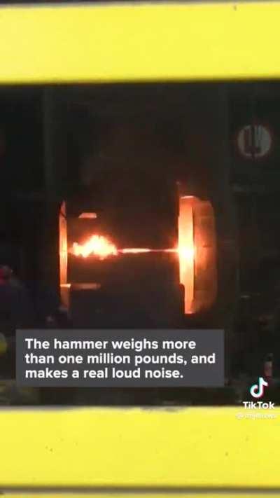 The 1 Million Pound Forge Hammer, Now that's a Real Juggernaut