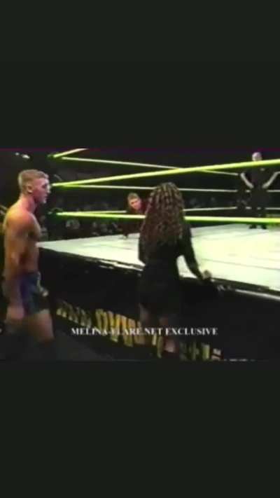 Kenny & Melina ovw.. Anyone have the footage of when he would forcibly kiss her?
