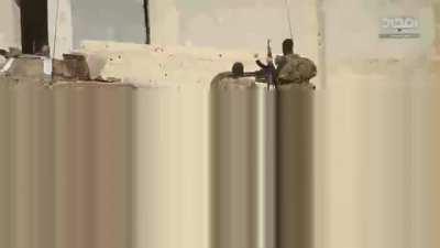 October 2017 HTS footage of the Battles of Abu Dali and Al Mushrefa - Featuring an airstrike, artillery, SVBIEDs, Tanks, and ATGMs