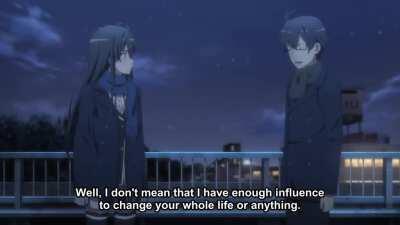 The Bridge Scene [Oregairu S3 E11]