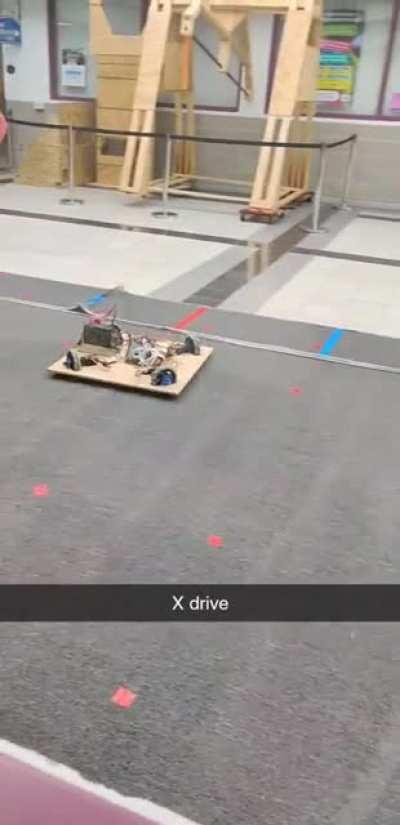 X drive, courtesy of 3d printed brackets, and an mdf drive base from the xcarve