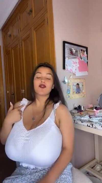 POV: She pull's up her chair like this close to you while you're sitting and says 