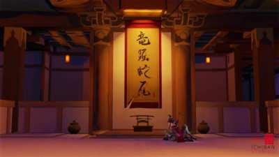 Kiriko assists a wounded Genji