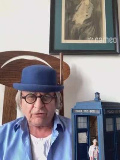 Sylvester McCoy gets bullied by Millenials, 2021