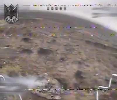 Ukrainian kamikaze drones destroys multiple Russian T-62 and BMP-2 by Bakhmut. Late December 2024