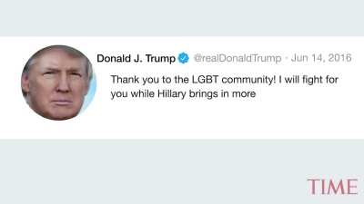 Trumps thoughts about the LGBTQ community 2016