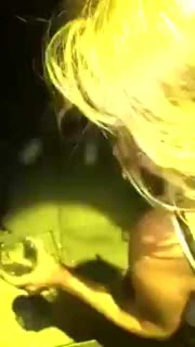 She's taking the piss