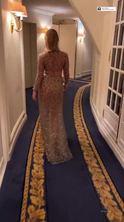 At a fashion show in Paris