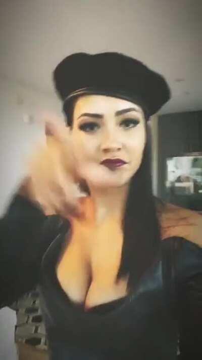 Tristin Mays - Black Beret (taken from IG stories)