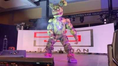 Cosplay de Springtrap que salio en la San Japan de 2021