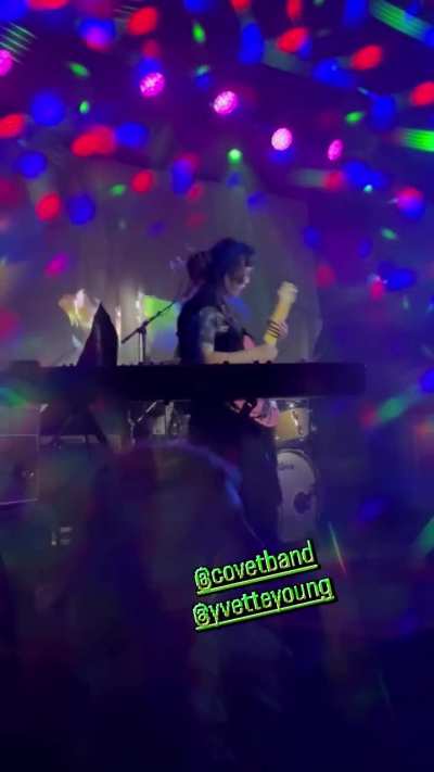 Covet filmed through a PrismCard on night 1 of their tour with LITE