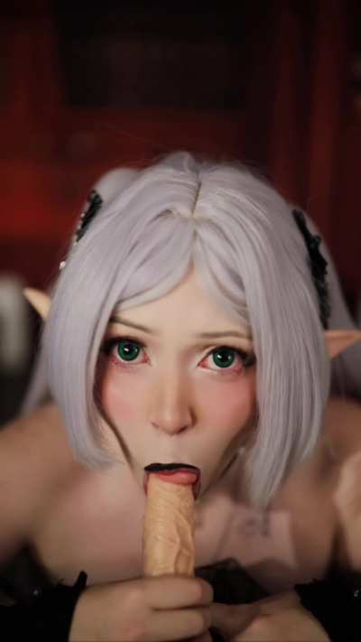 Goth Frieren blowjob by Minxrain