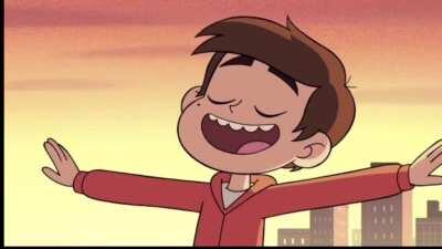 Marco lands on the goat?