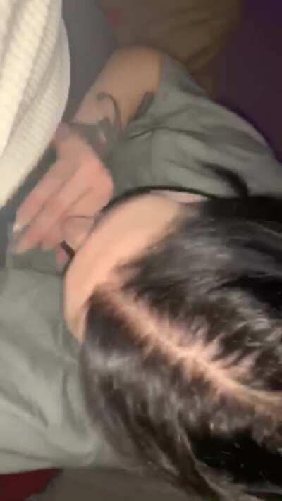 She LOVES sucking the Nut out