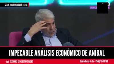 La clarísima explicación de Aníbal Fernández de porqué va a bajar el dólar