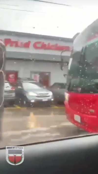 Alguien hizo una recopilación del gran viaje del tinaco rotoplas en Guadalajara.