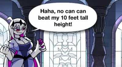 he is simply just taller than (you)