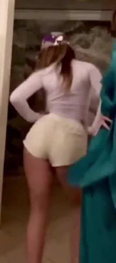 She sure loves showing off that booty