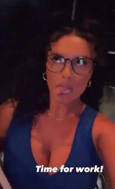 Looks great with those glasses on