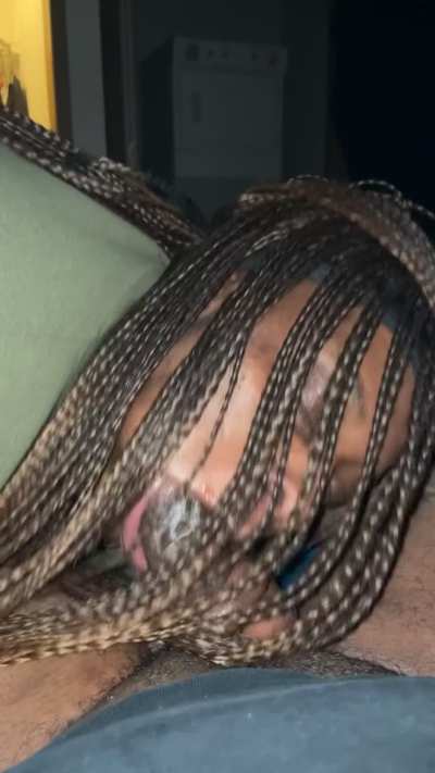 can’t resist that thick black dick 💦👅