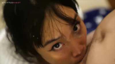 Cum hungry asian slut