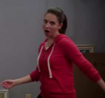 Annie playing it cool