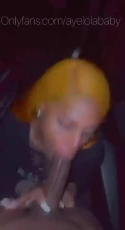 Ayelolababy having fun in the night