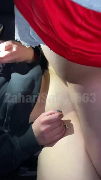 Cuck gets humiliated while I’m in the back seat with her